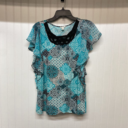RUFFLED SLEEVLESS TOP