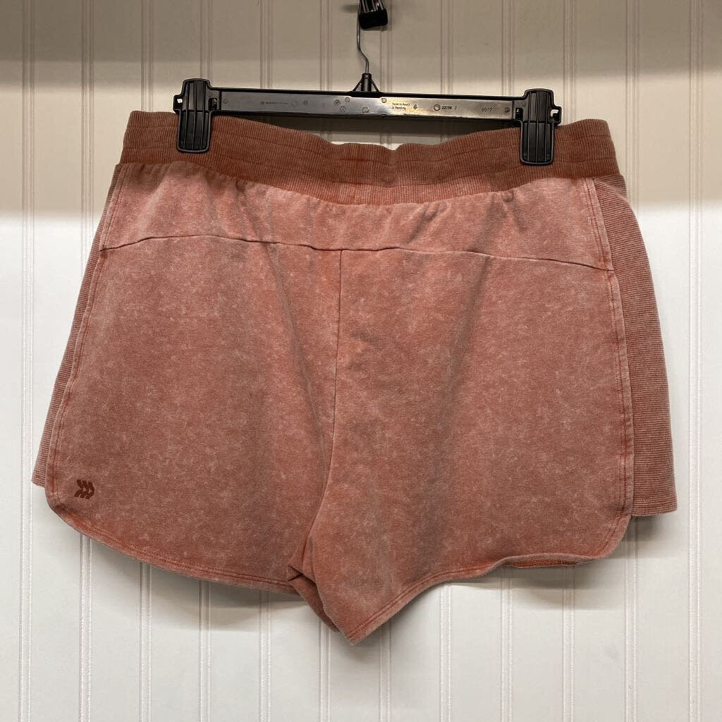 DRAWSTRING WAIST KNIT SHORTS