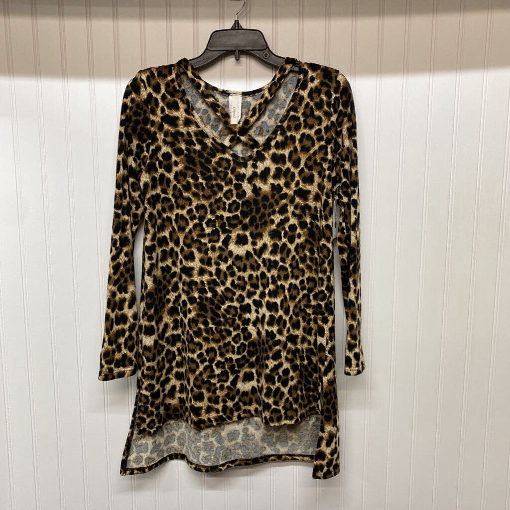 CHEETA LONG SLEEVED TUNIC
