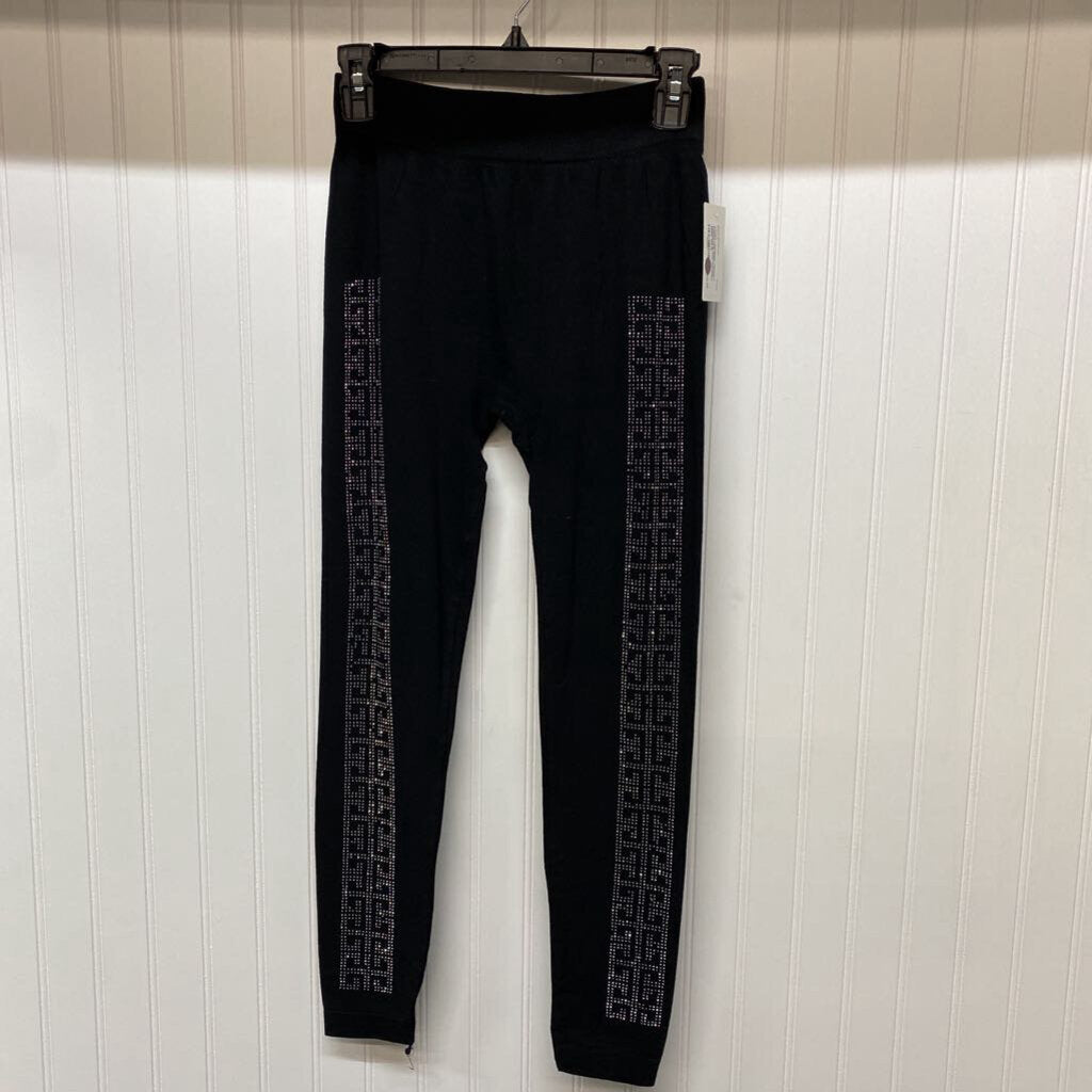 RHINESTONE EMBELLISHED LEGGINGS