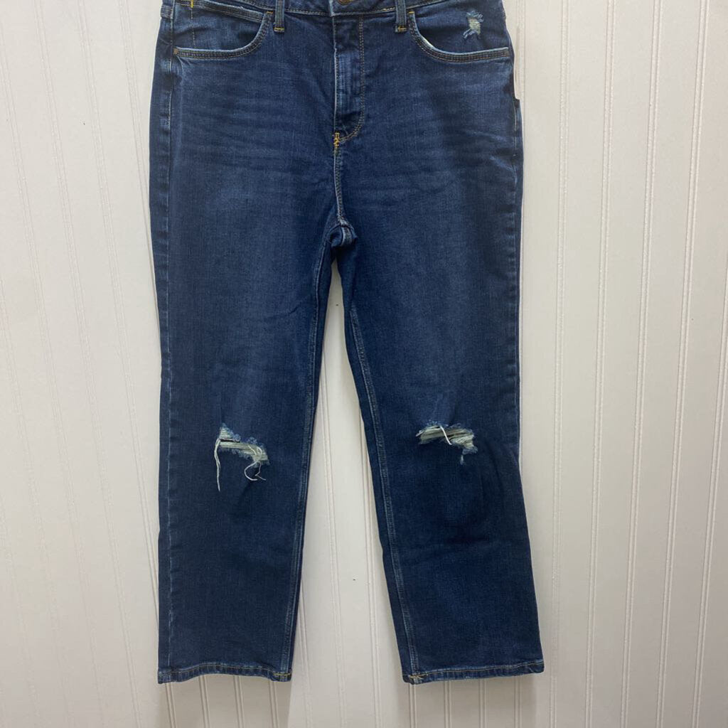 HIGH RISE CROP JEANS
