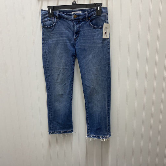 FRAYED HEM JEANS