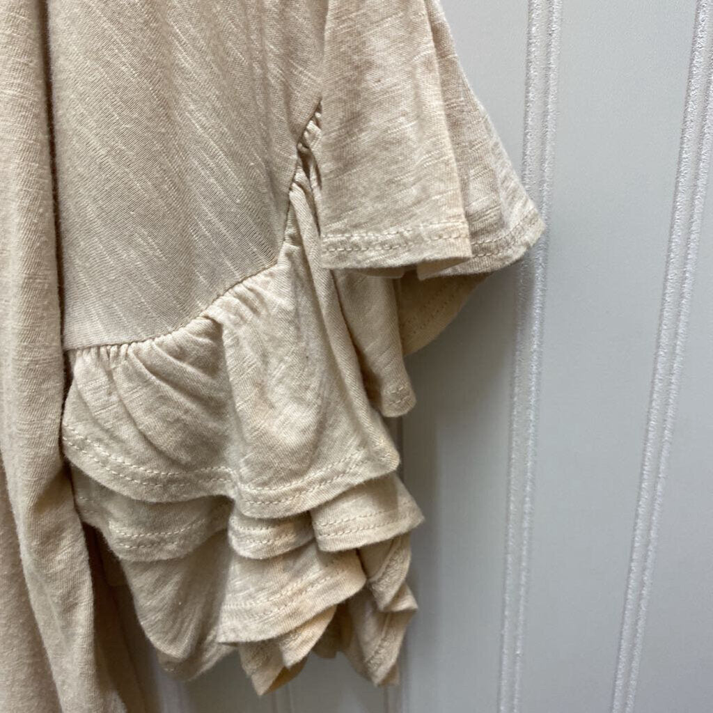 SHORT SLEEVE KNIT TOP
