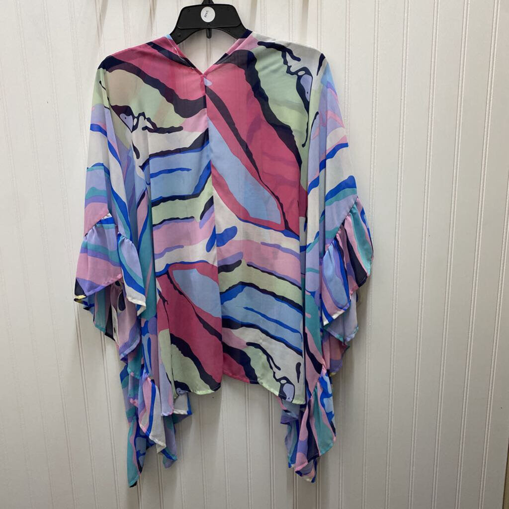 SHORT SLEEVE SHEER CARDIGAN
