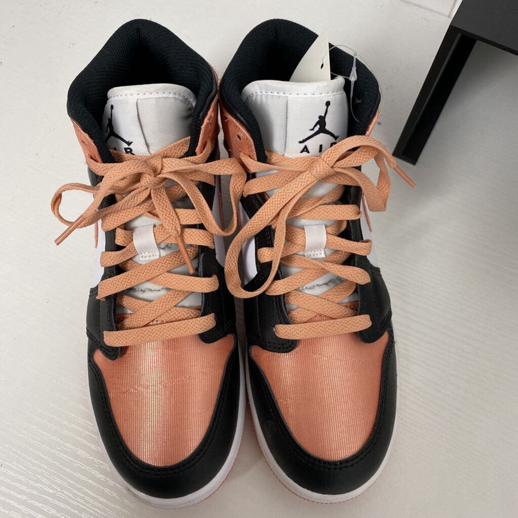 PEACH AND WHITE HIGH TOPS