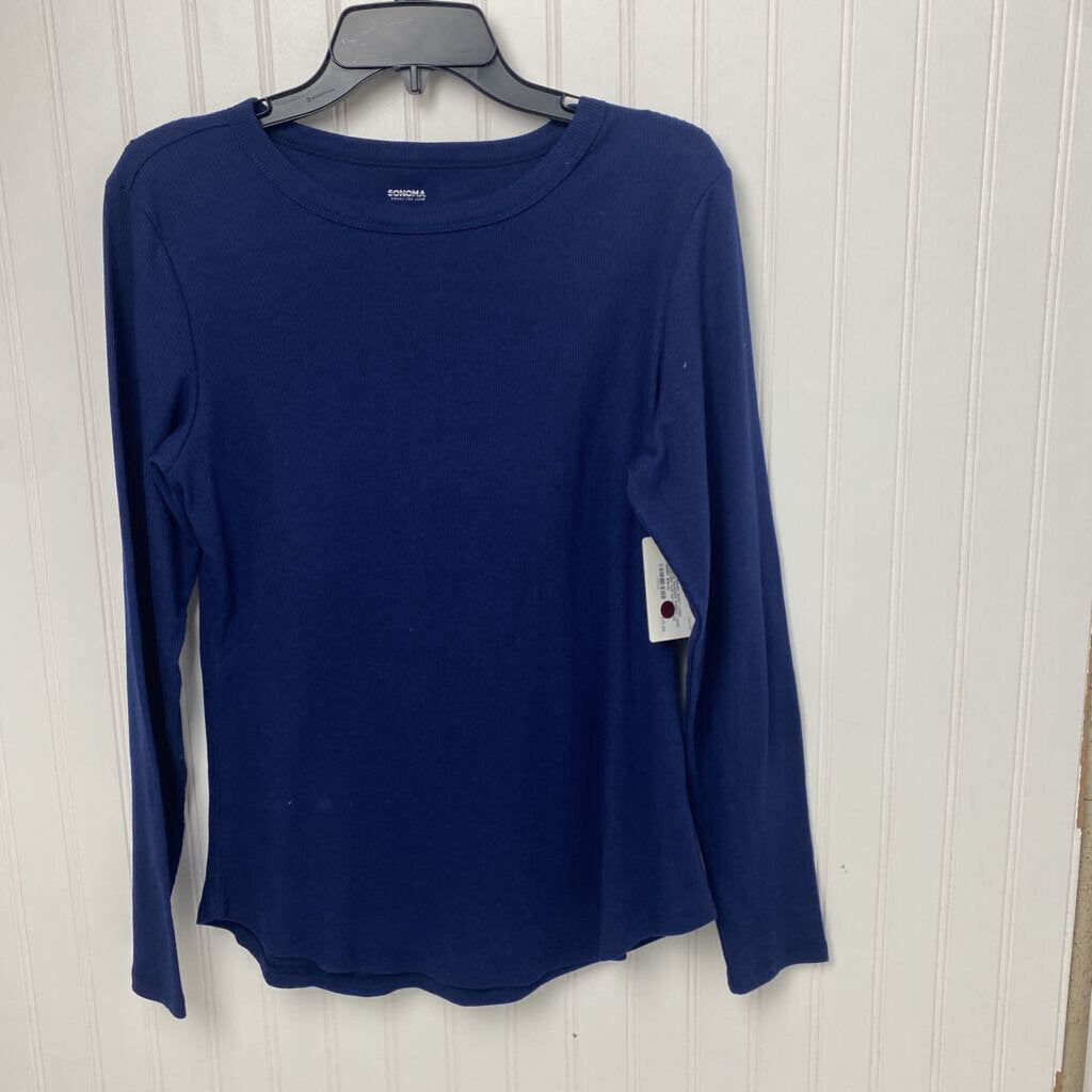 RIBBED LONG SLEEVED TOP