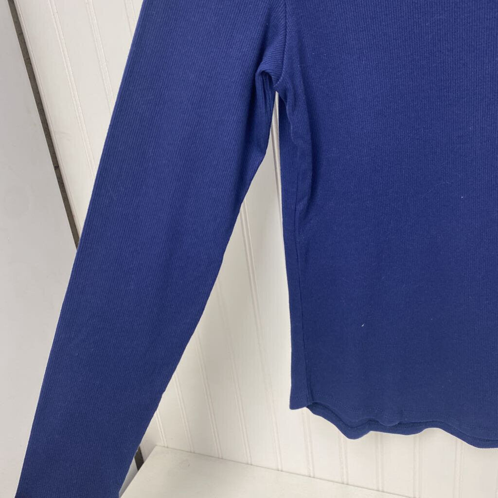 RIBBED LONG SLEEVED TOP