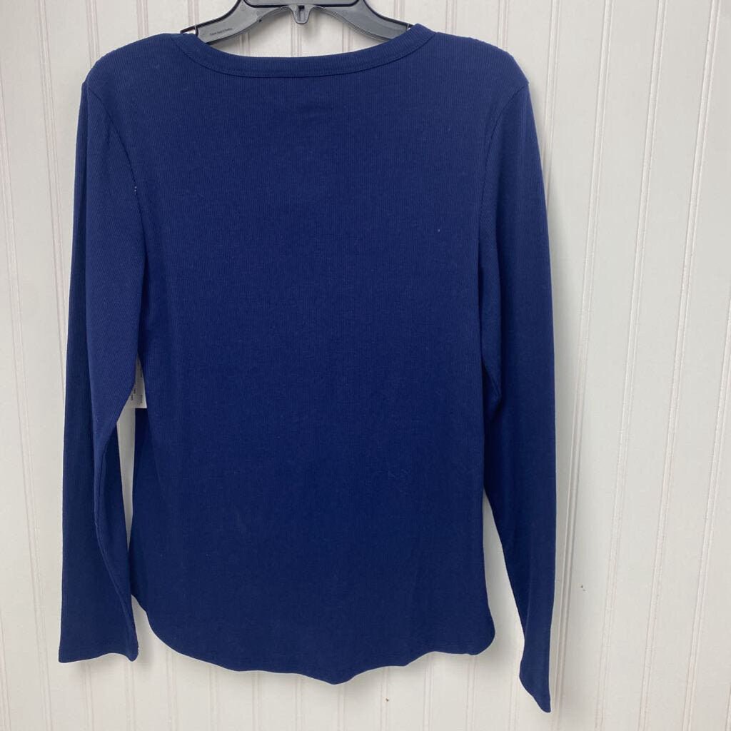 RIBBED LONG SLEEVED TOP