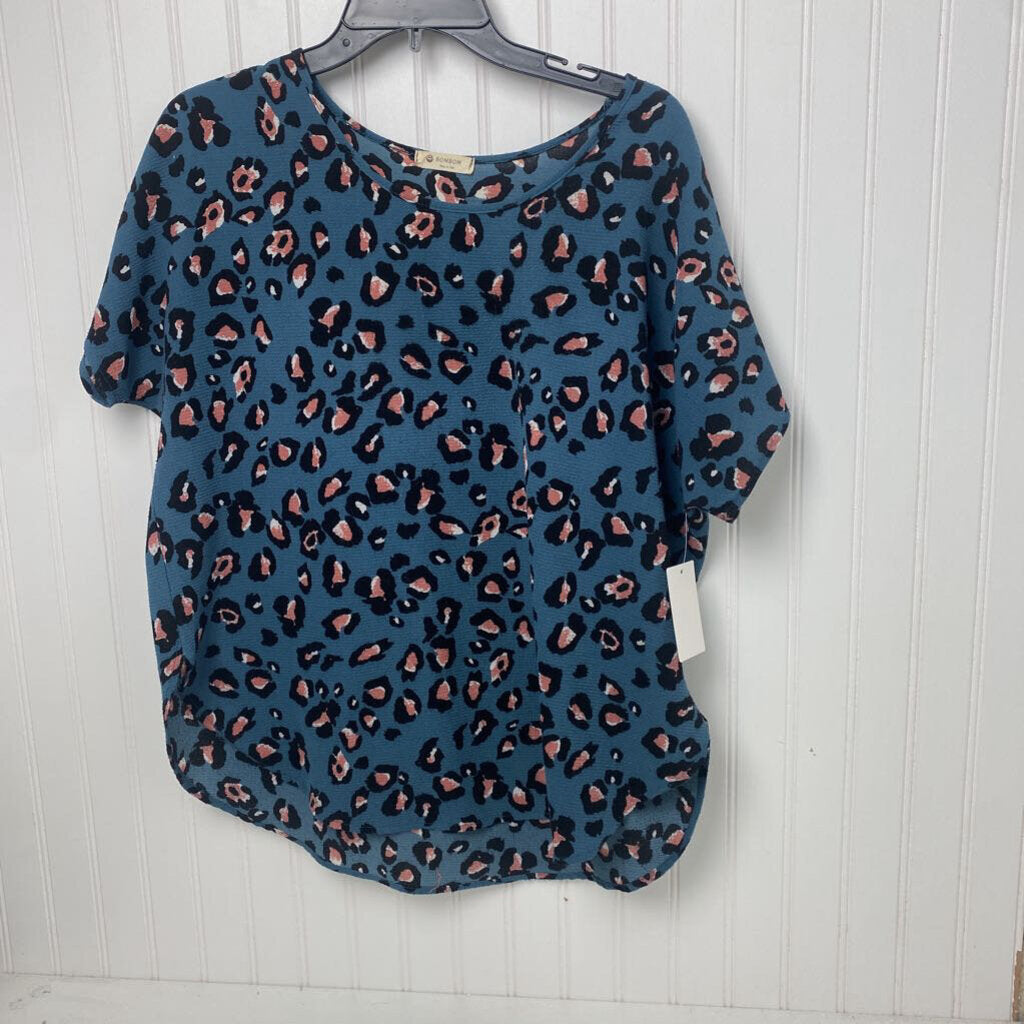 LEOPARD PRINT DRESS SHIRT