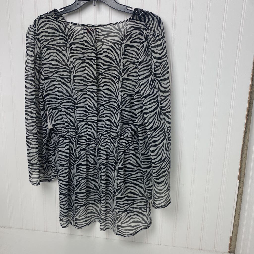 SHEER LONG SLEEVE TOP