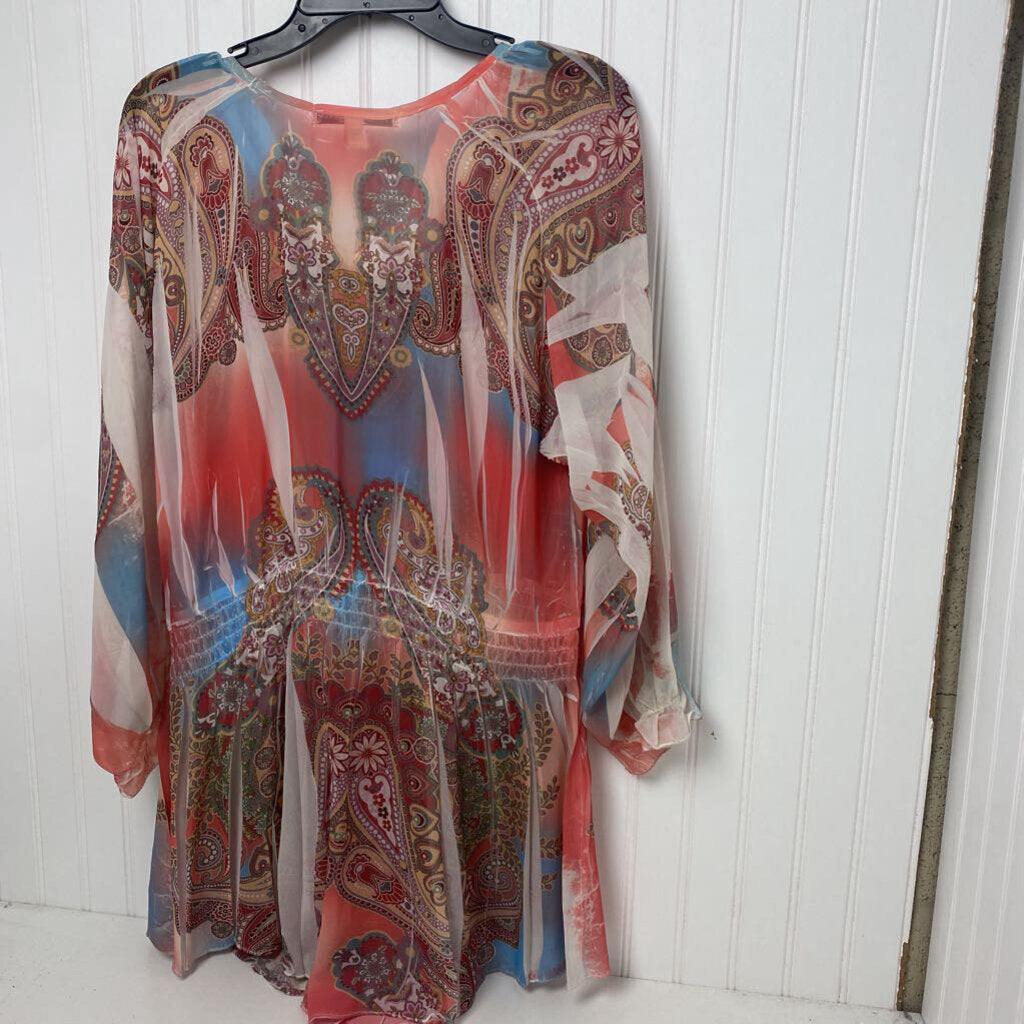 SHEER LONG SLEEVE TOP