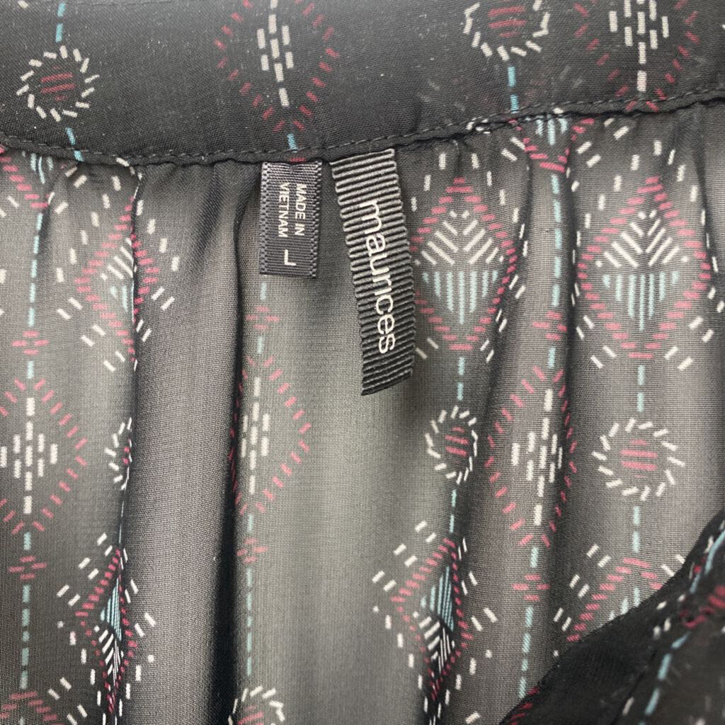 LONG SLEEVE SHEER TOP