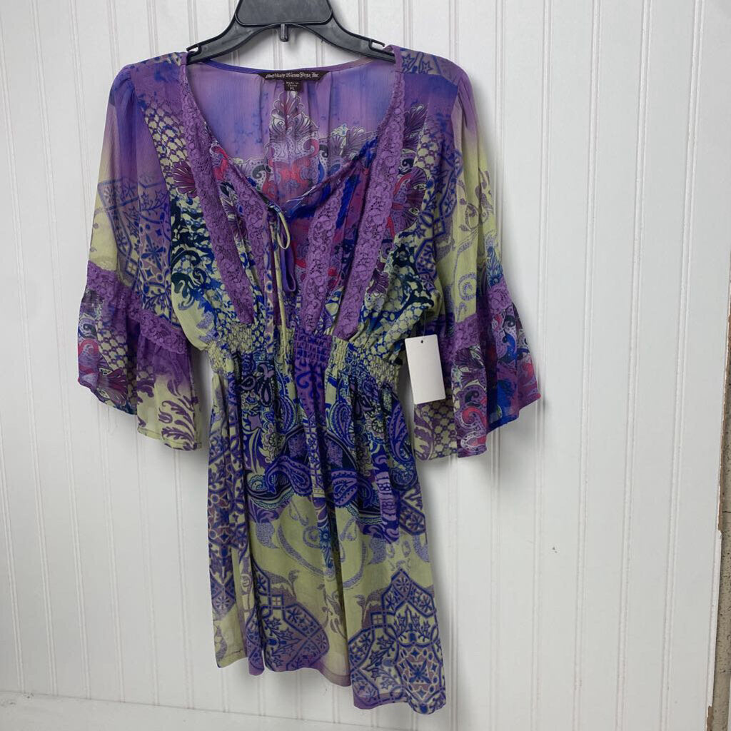 SHEER LONG SLEEVE TOP