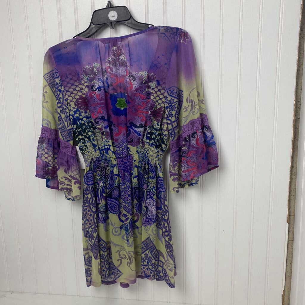 SHEER LONG SLEEVE TOP