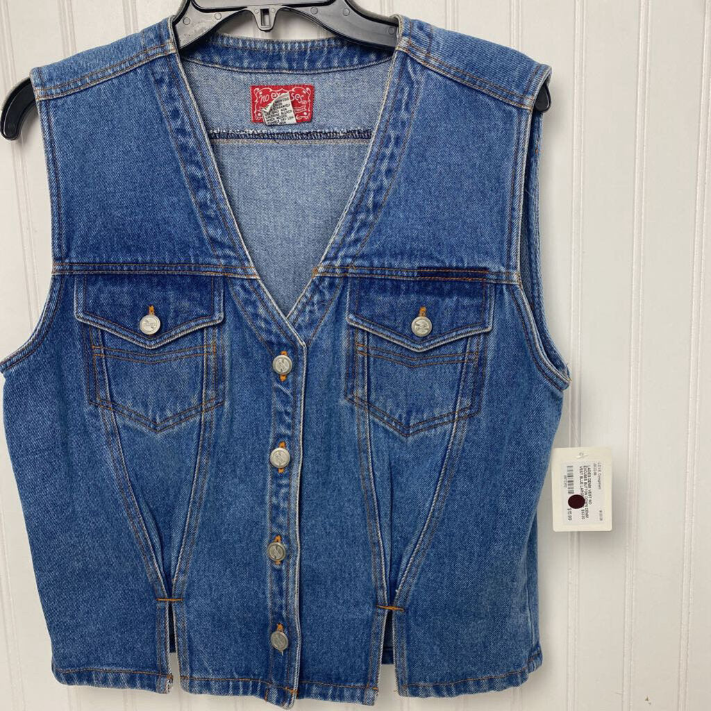 BUTTON DOWN DENIM VEST