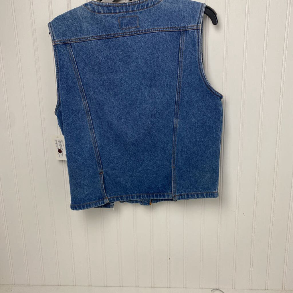 BUTTON DOWN DENIM VEST