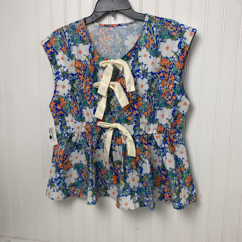 NO SLEEVE TOP WITH BOWS