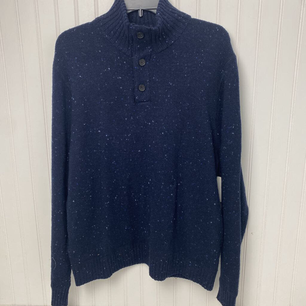 4 BUTTON T NECK SWEATER
