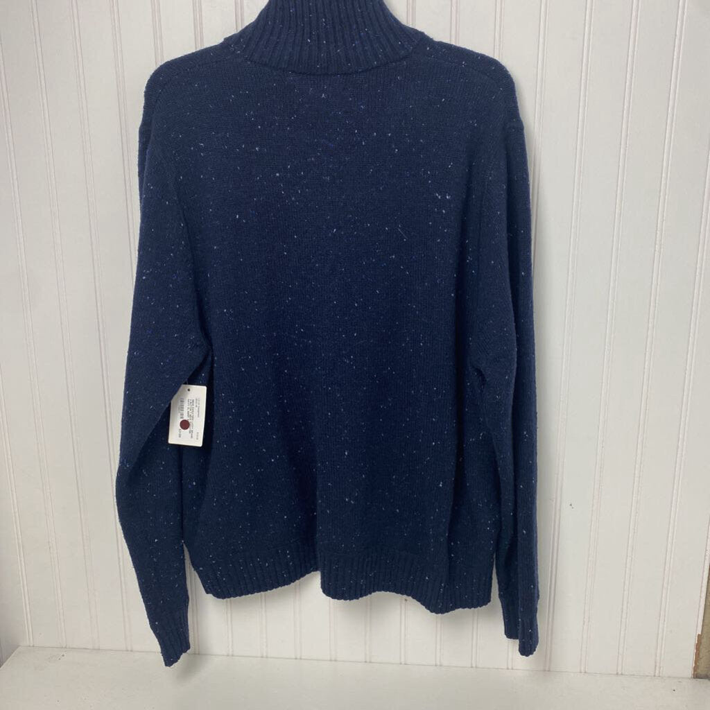 4 BUTTON T NECK SWEATER