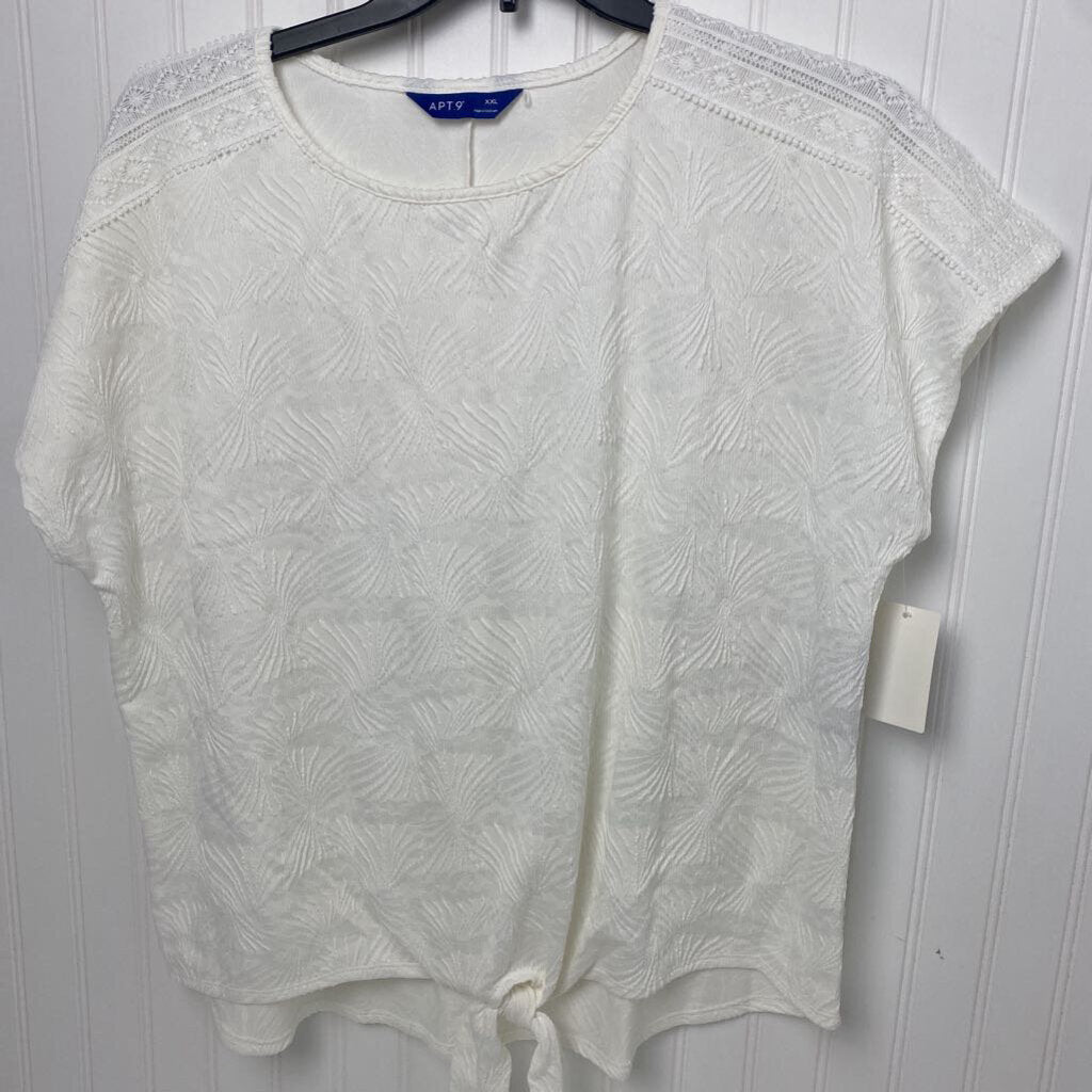 *DRESS SHORT SLEEVE WITH TIE AT WAIST