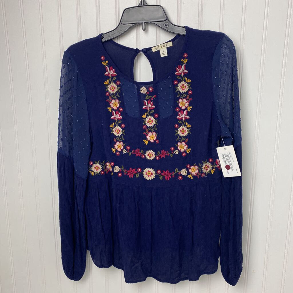 EMBROIDERED LONG SLEEVED
