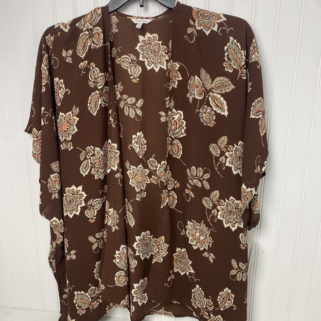 *SHORT SLEEVE OPEN FRONT CARDIGAN