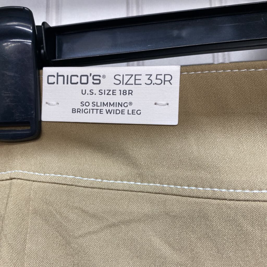 *CHICOS SO SLIMMING WIDE LEGTROUSEROS