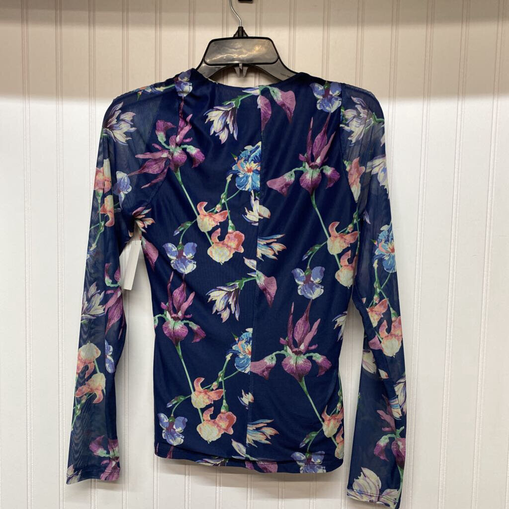 FLORAL SHEAR LONG SLEEVED