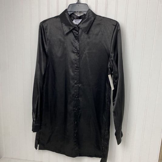 BUTTONDOWN SATIN DRESS