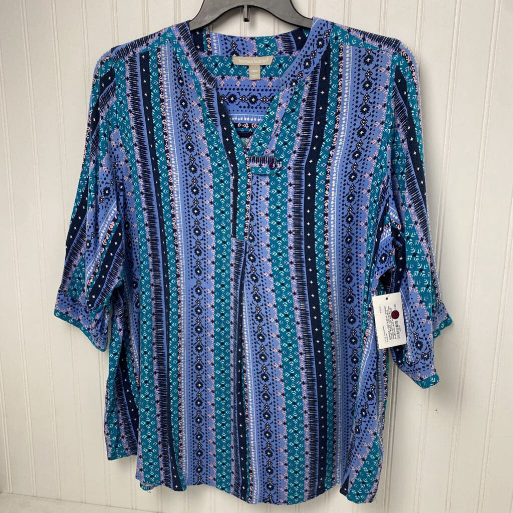 *BASIC LONG SLEEVE VNECK WITH FLAP AND BUTTON