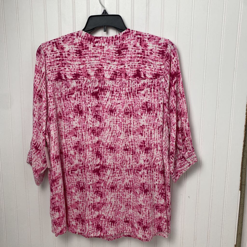 *BASIC LONG SLEEVE VNECK WITH FLAP AND BUTTON