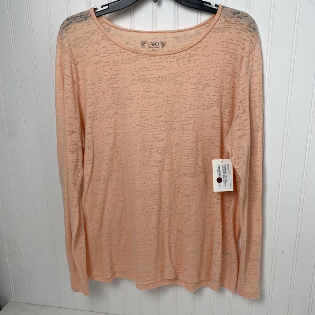 LONG SLEEVE KNIT TOP