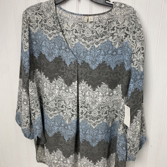 LONG SLEEVE SHEER BLOUSE