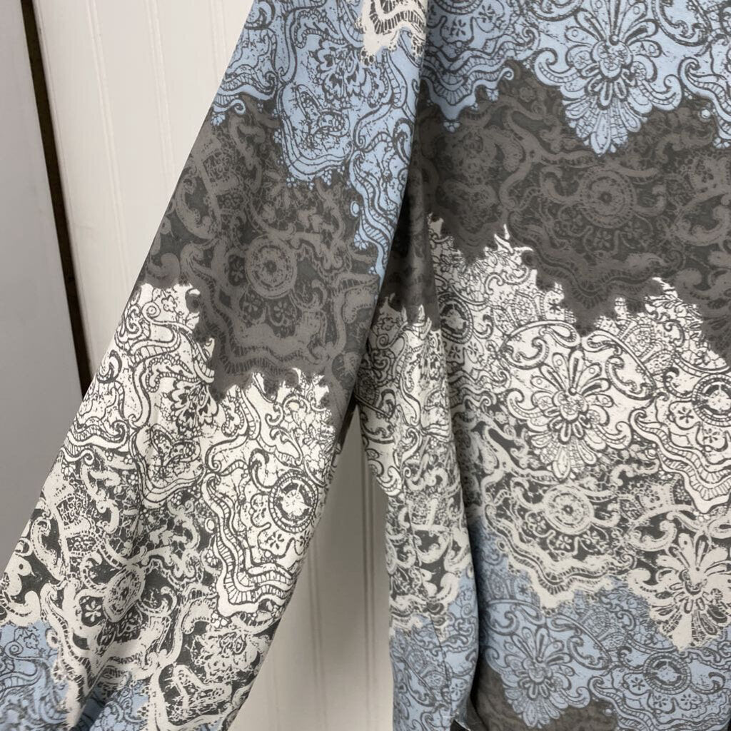 LONG SLEEVE SHEER BLOUSE