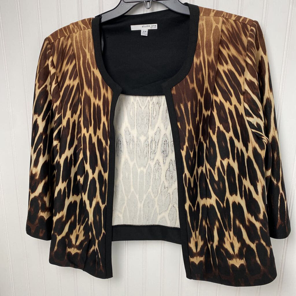 OPEN FRONT BLAZER