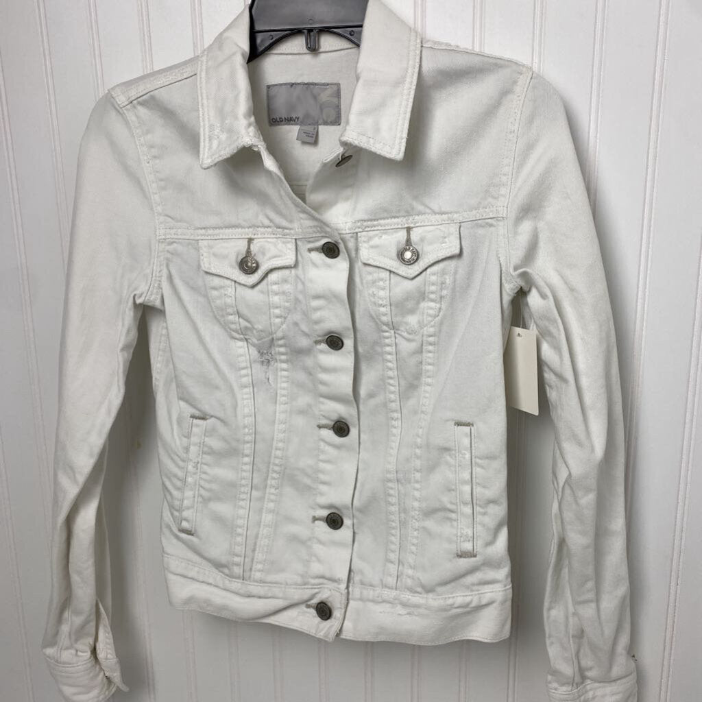 WHITE DENIM JACKET
