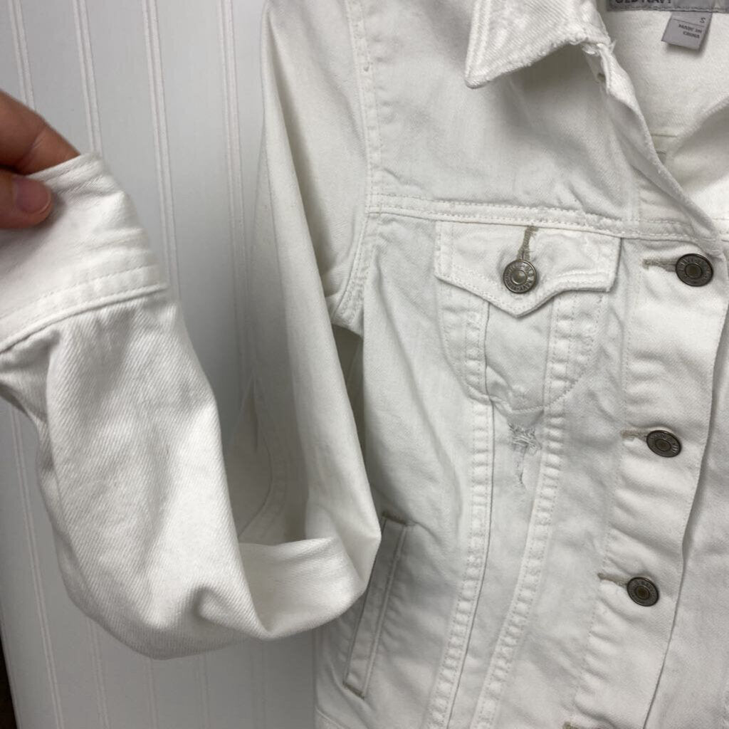 WHITE DENIM JACKET