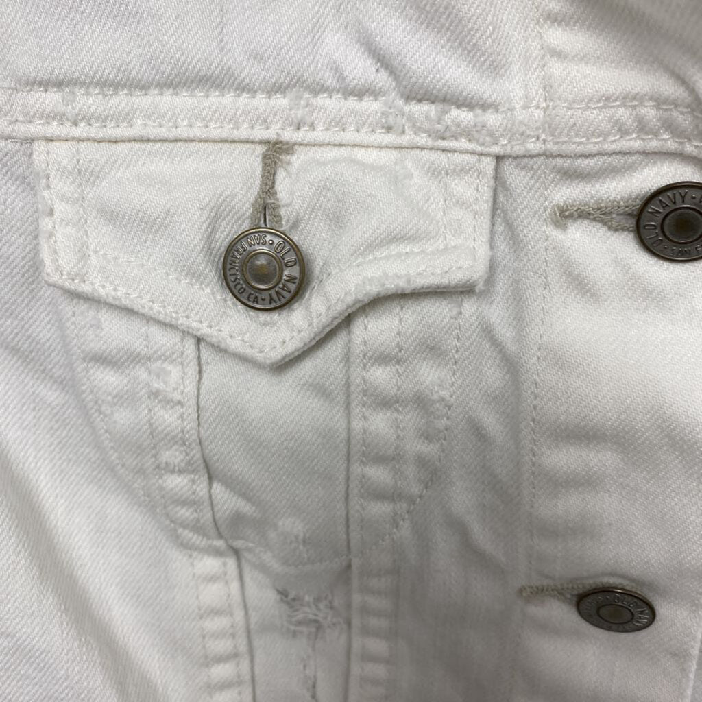 WHITE DENIM JACKET