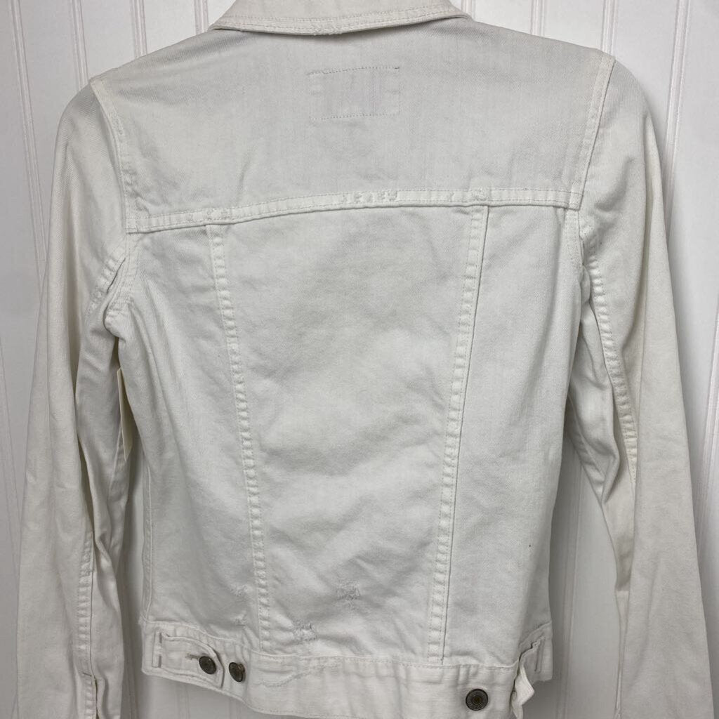 WHITE DENIM JACKET