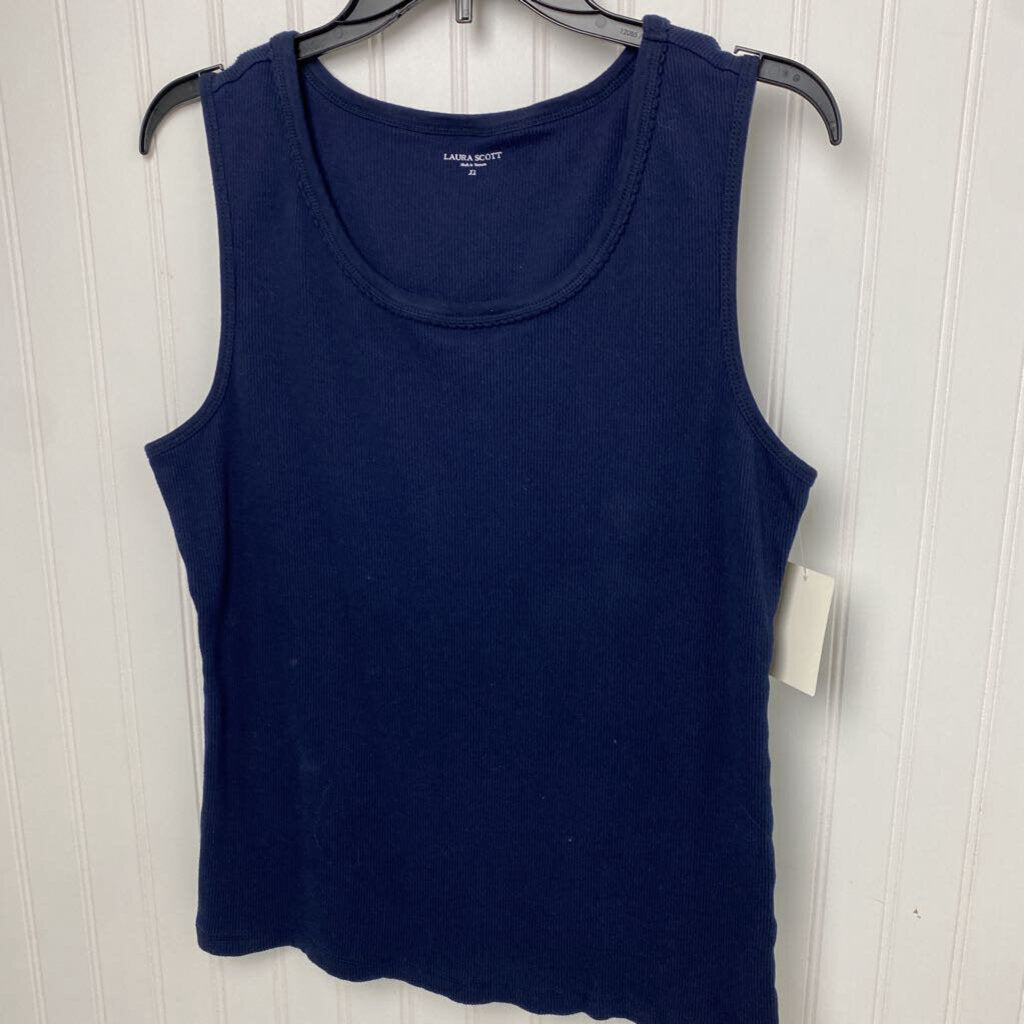 RIBBED KNIT TANK TOP