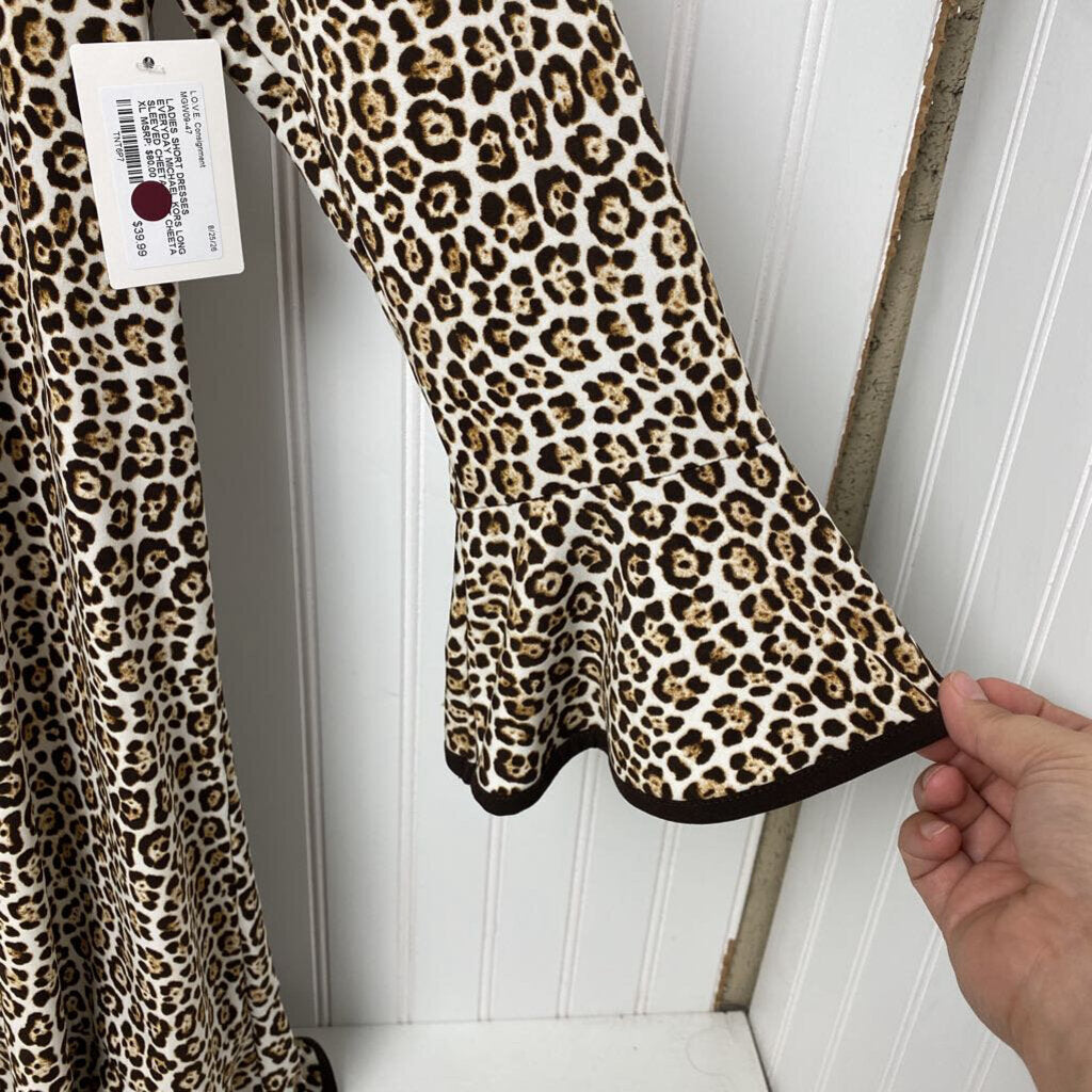LONG SLEEVED CHEETA PRINT