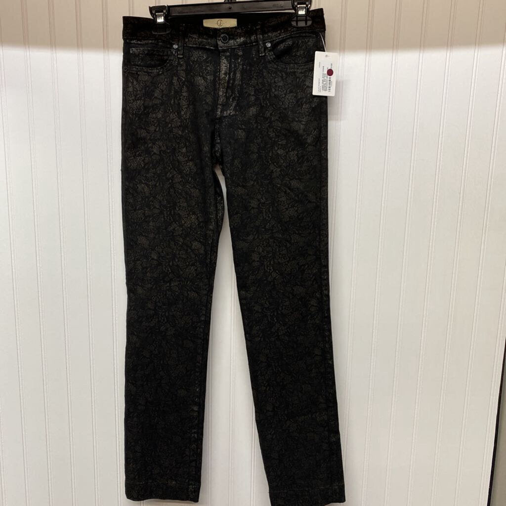 *BOUTIQUE BRAND*BLACK LACE APPEARANCE DENIM JEANS