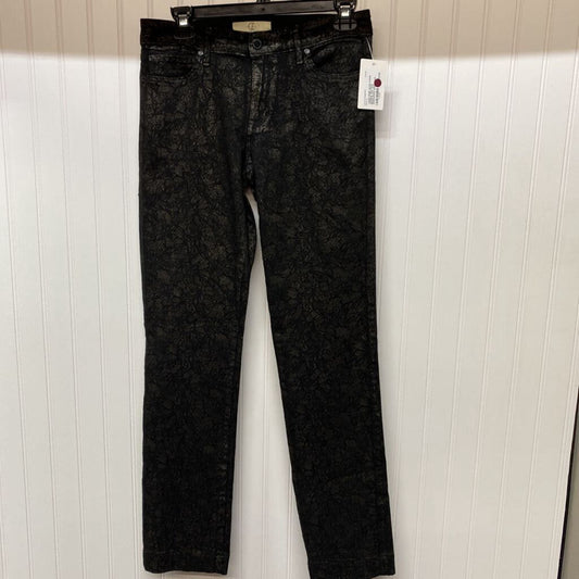 *BOUTIQUE BRAND*BLACK LACE APPEARANCE DENIM JEANS