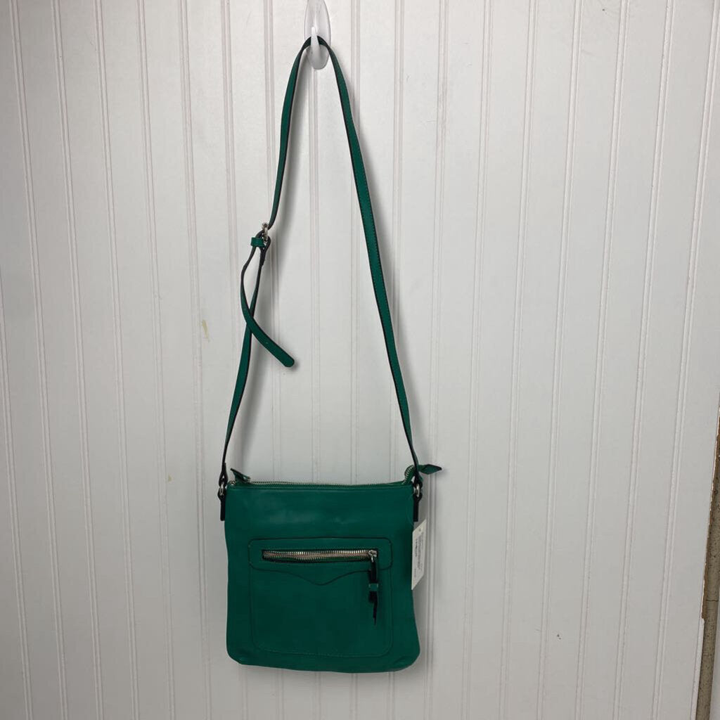 FAUX LEATHER CROSSBODY PURSE