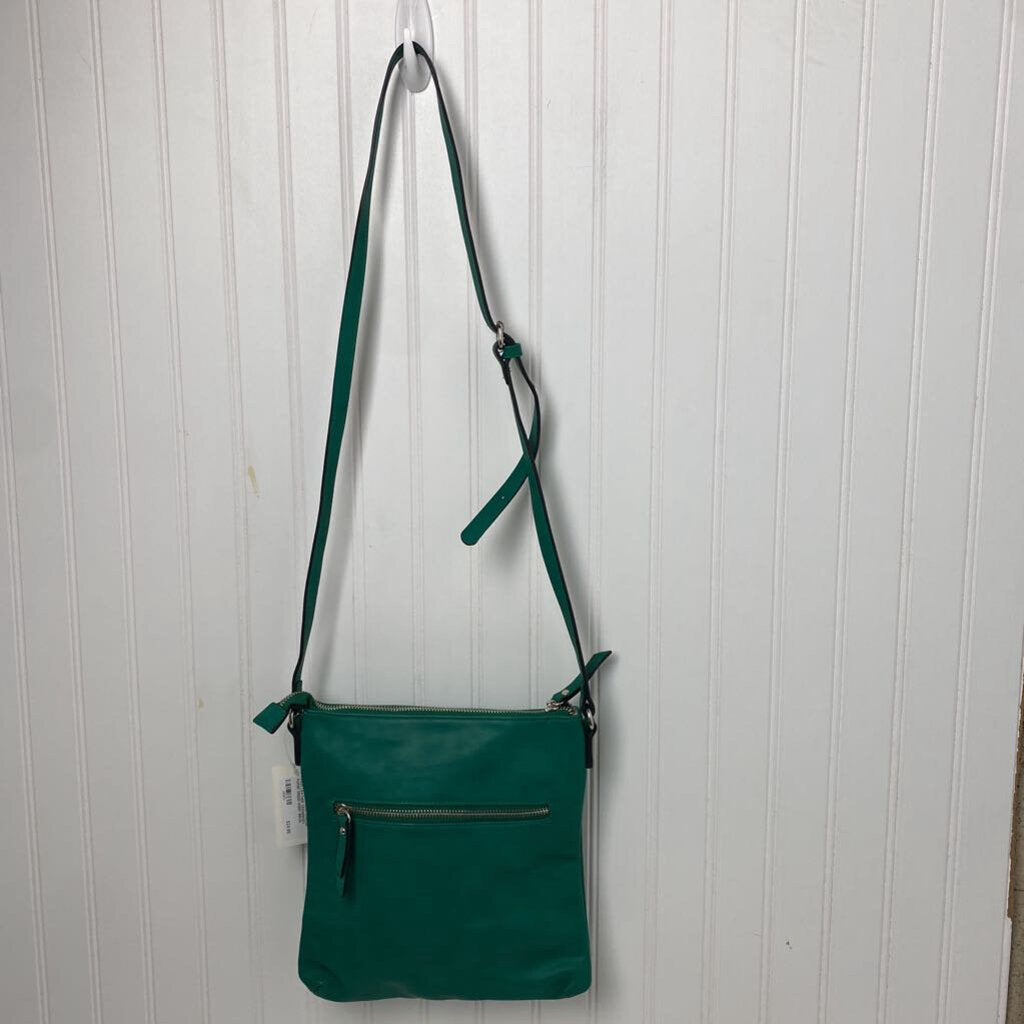 FAUX LEATHER CROSSBODY PURSE