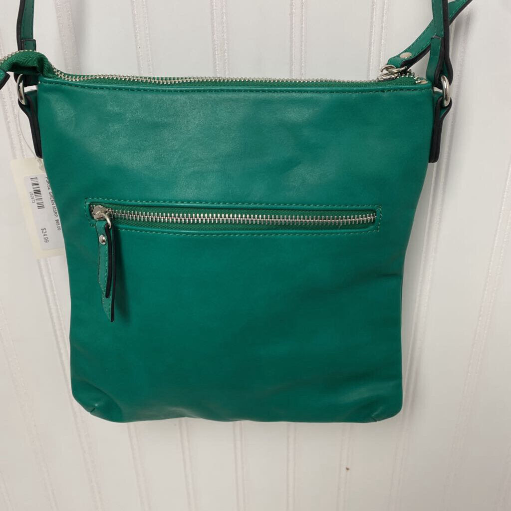 FAUX LEATHER CROSSBODY PURSE