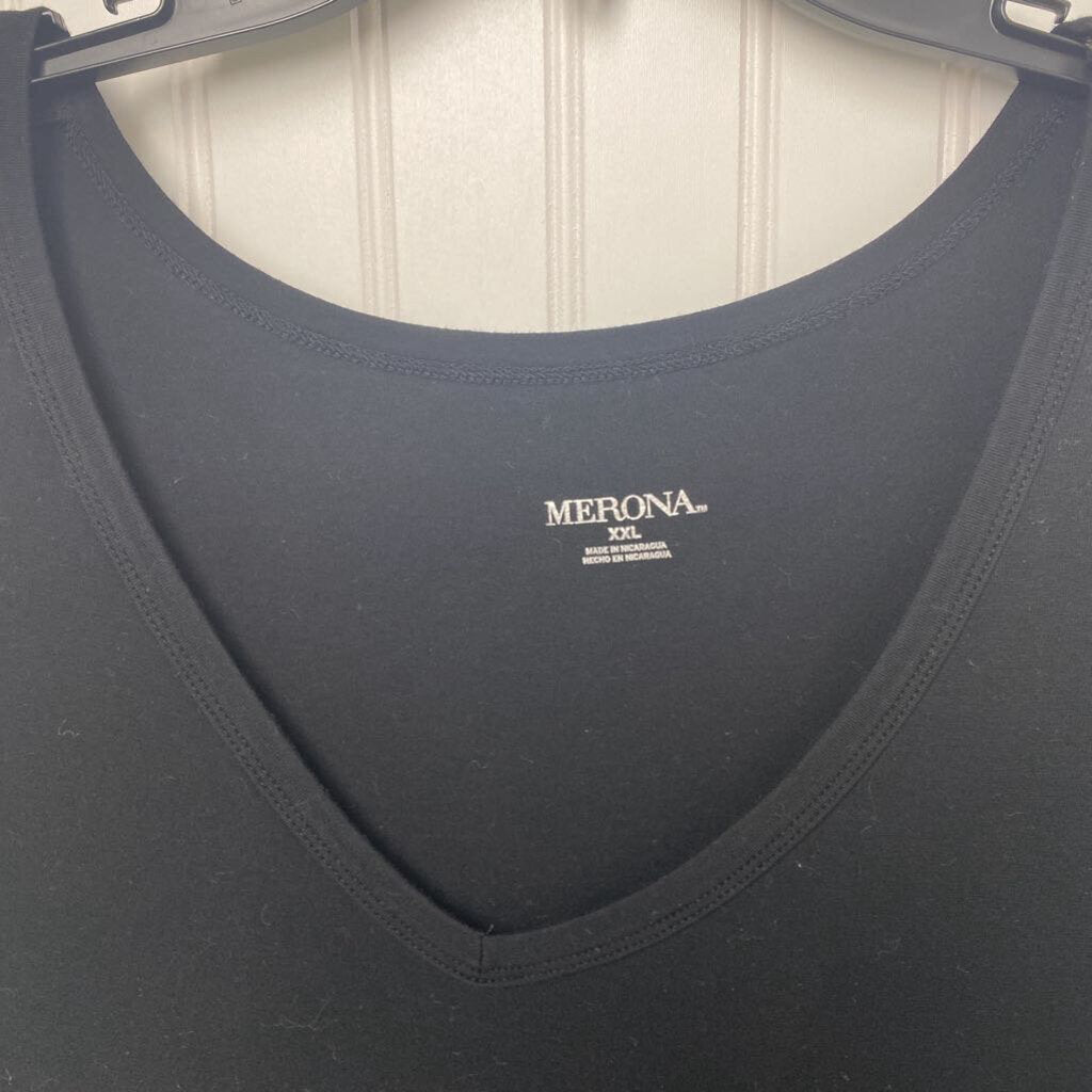 V NECK SHORT SLEEVED