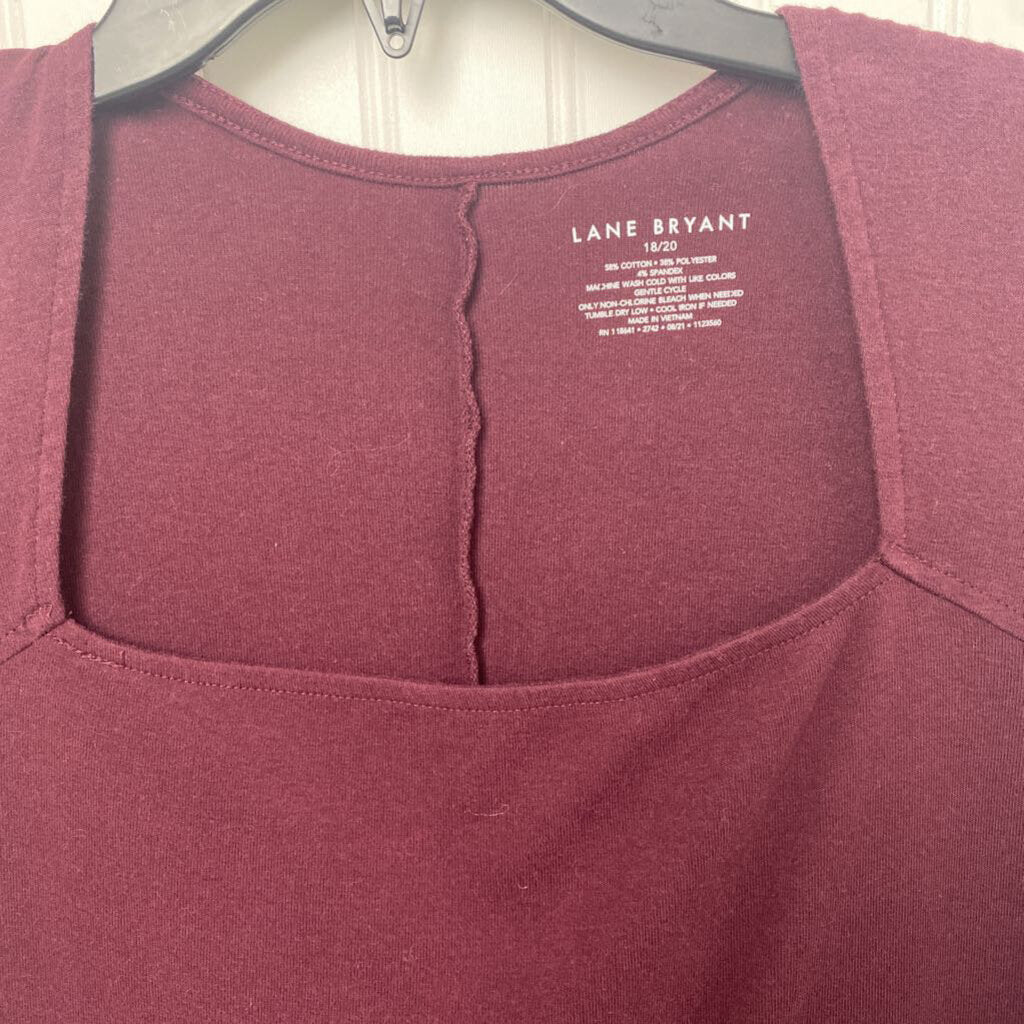 SQUARE NECK LONG SLEEVED