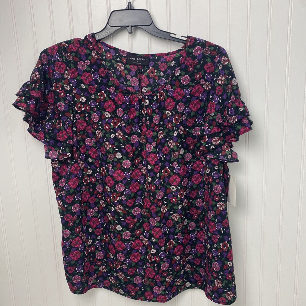 FLORAL SHORT SLEEVED