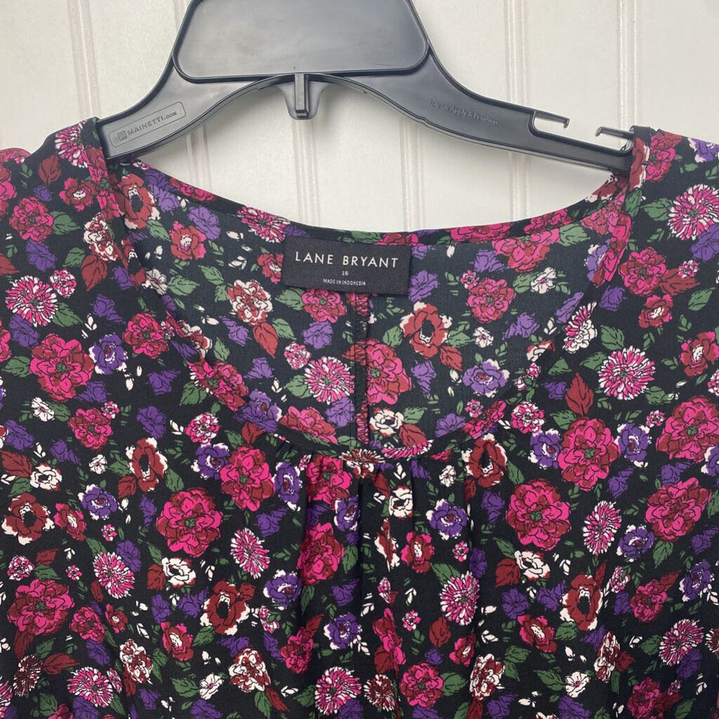 FLORAL SHORT SLEEVED